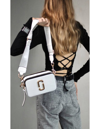 Сумка Клатч Marc Jacobs Лого білий