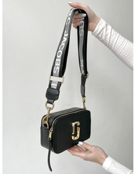 Сумка Клатч Marc Jacobs Лого чорний золотий Сумка Клатч Marc Jacobs Лого чорний золотий