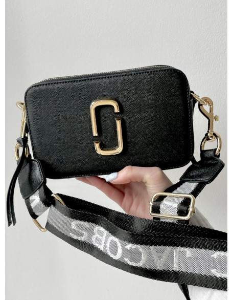 Сумка Клатч Marc Jacobs Лого чорний золотий Сумка Клатч Marc Jacobs Лого чорний золотий