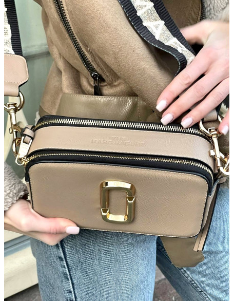 Сумка Клатч Marc Jacobs Лого коричнева Сумка Клатч Marc Jacobs Лого коричнева