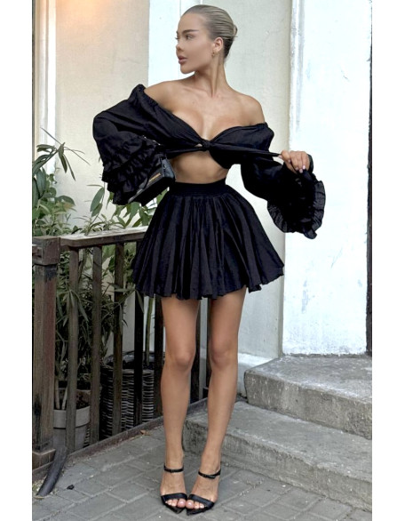 Літній легкий чорний костюм із Tencel Літній легкий чорний костюм із Tencel